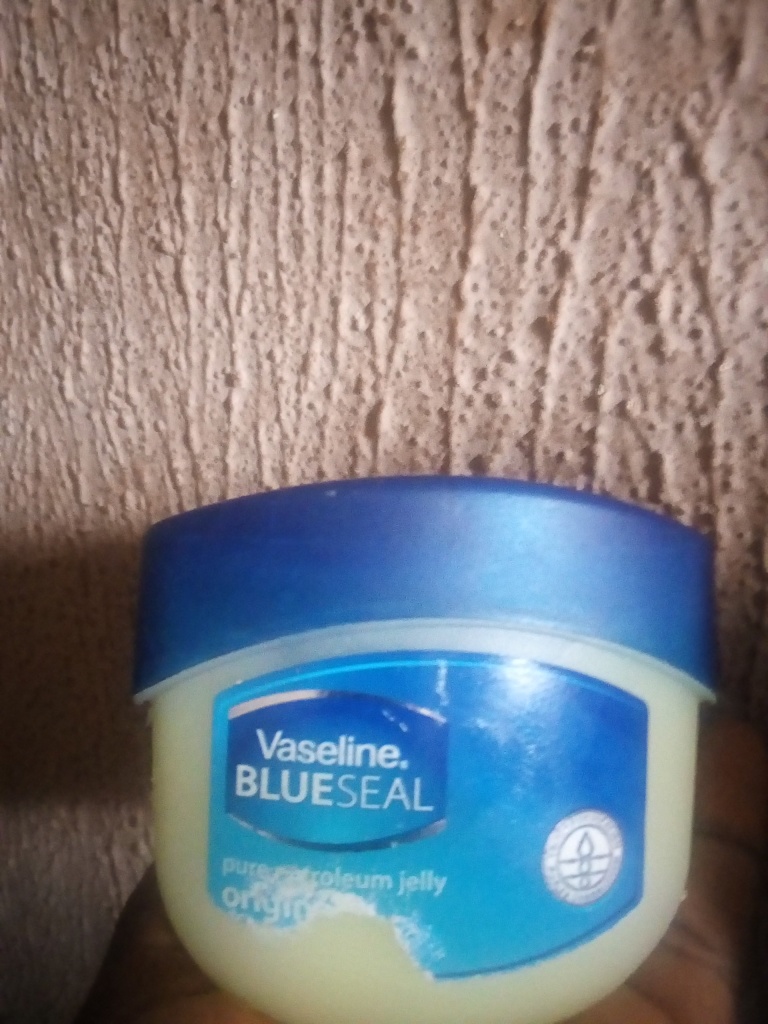 Vaseline Blue Seal Petroleum jelly.